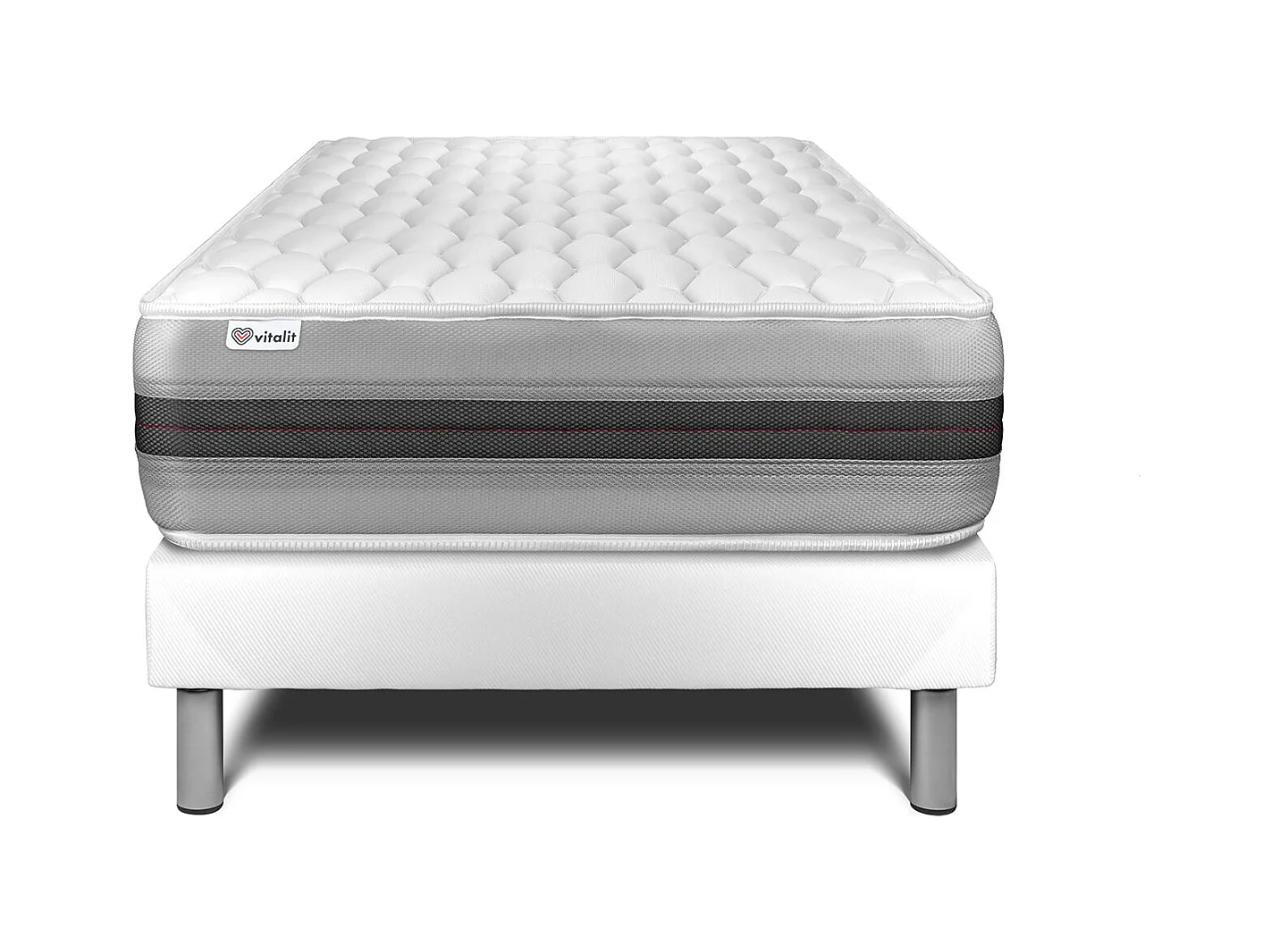Ensemble Matelas Sommier 120x190 cm - Vitalspring Recover