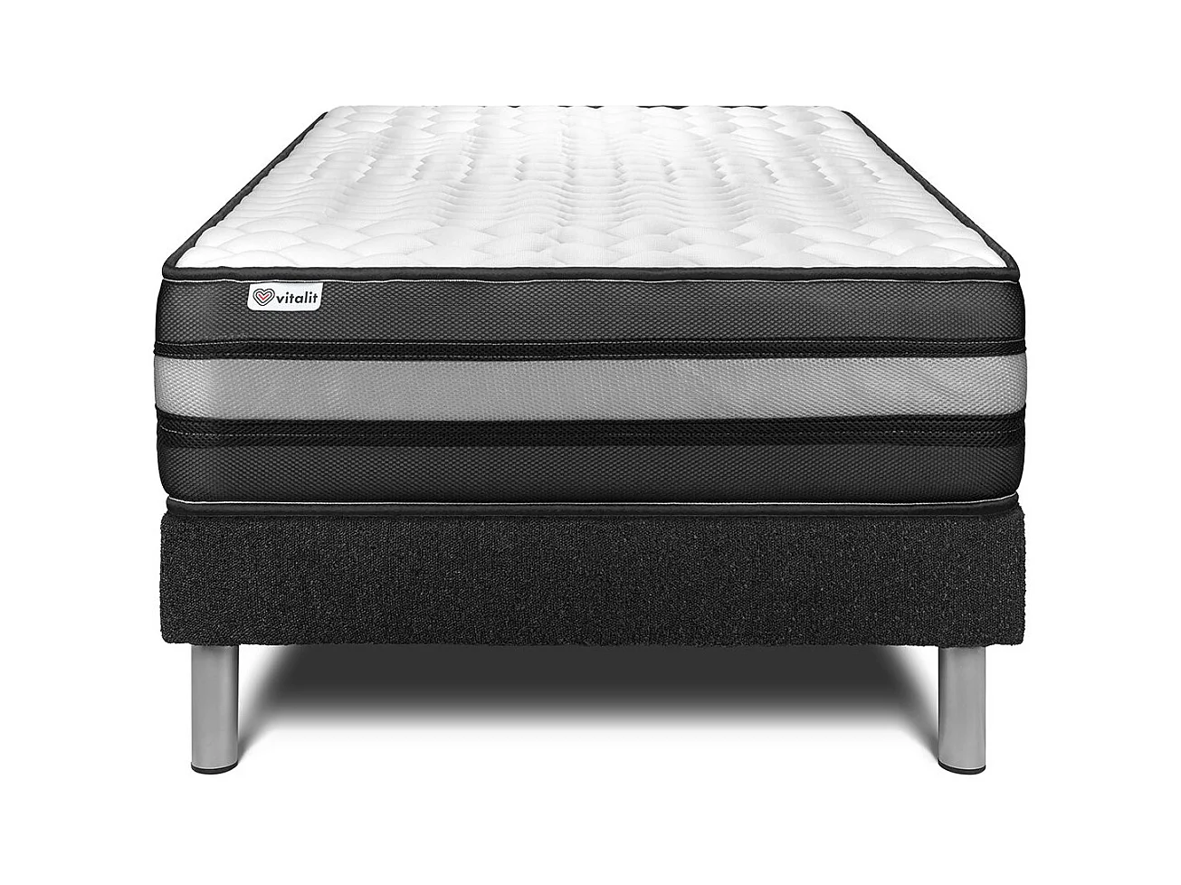 Ensemble Matelas Sommier 90x200 cm - Vital Power Zen