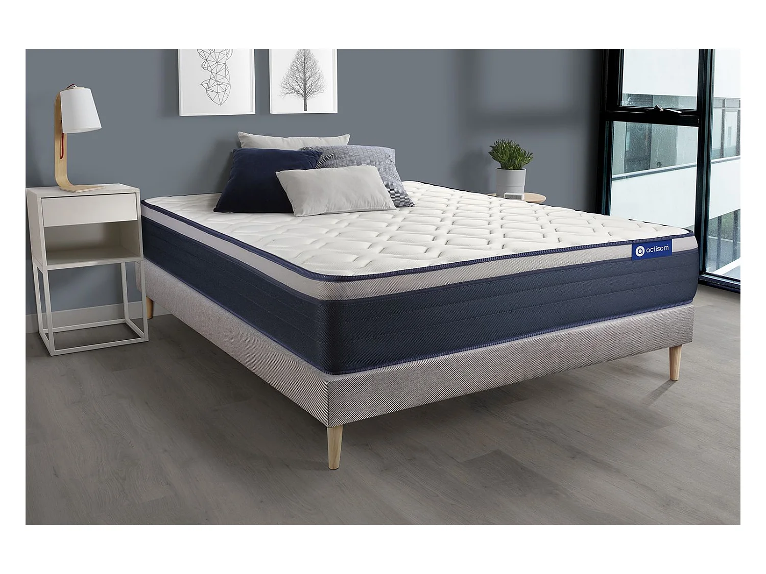 Ensemble Matelas Sommier 150x190 cm - Actiflex Max
