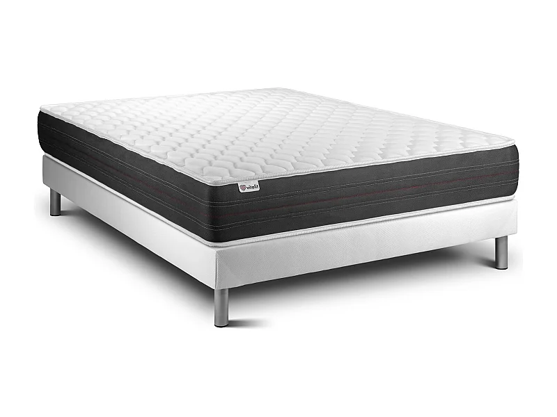 Ensemble Matelas Sommier 135x200 cm - Vitalspring