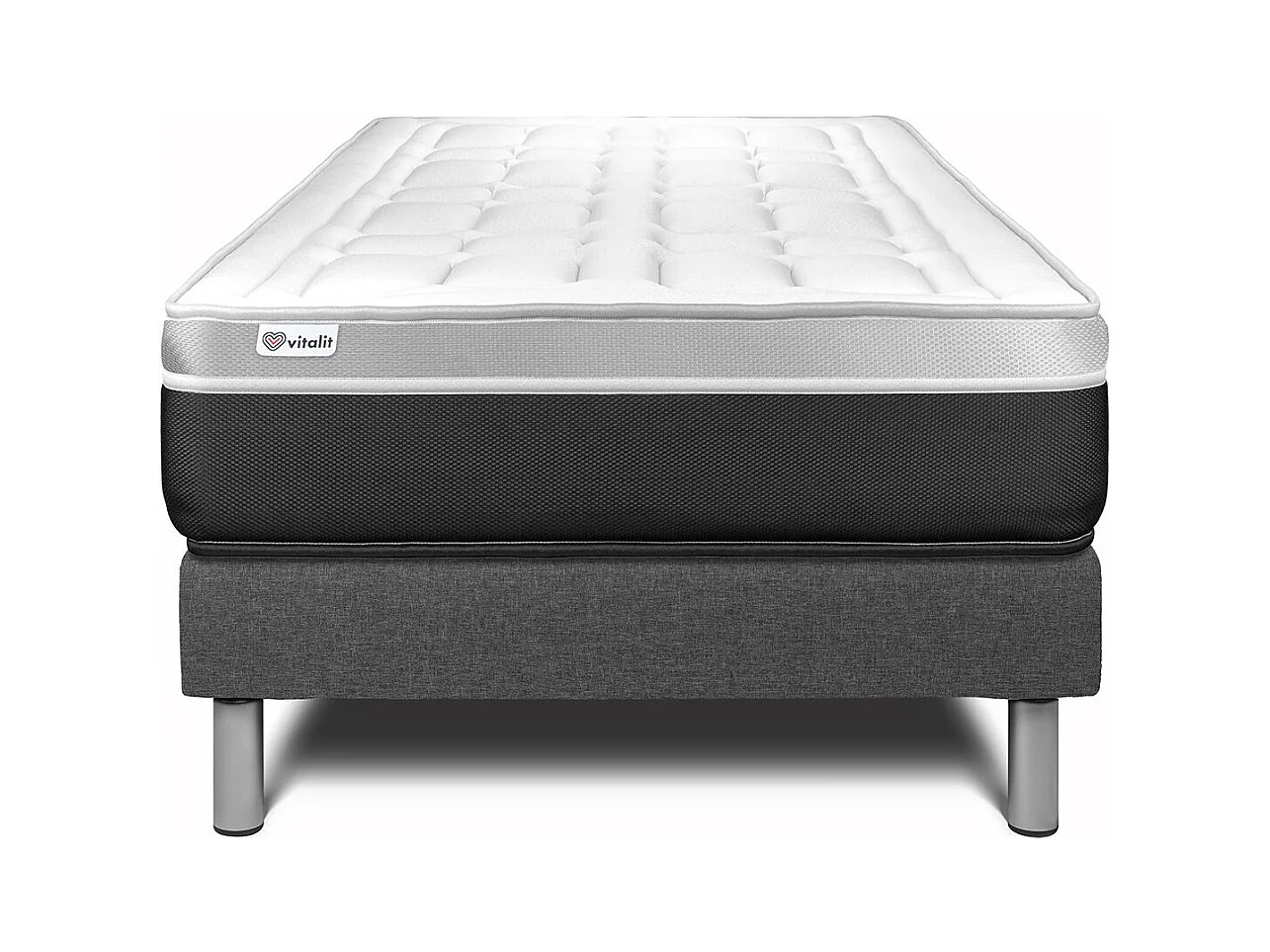 Ensemble Matelas Sommier 120x200 cm - Vital Soft