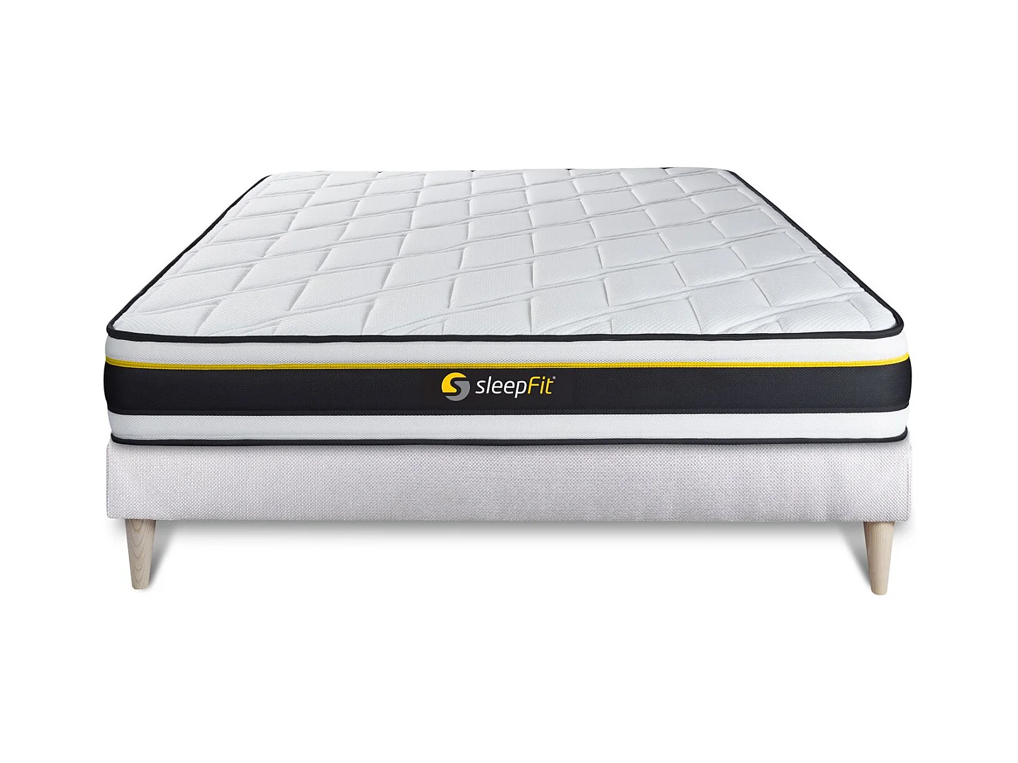 lattenbodem en SOFT matras 160x190cm , matrasdikte : 19 cm , HD schuim met microluchtcellen , zeer stevig, 3 comfortzones