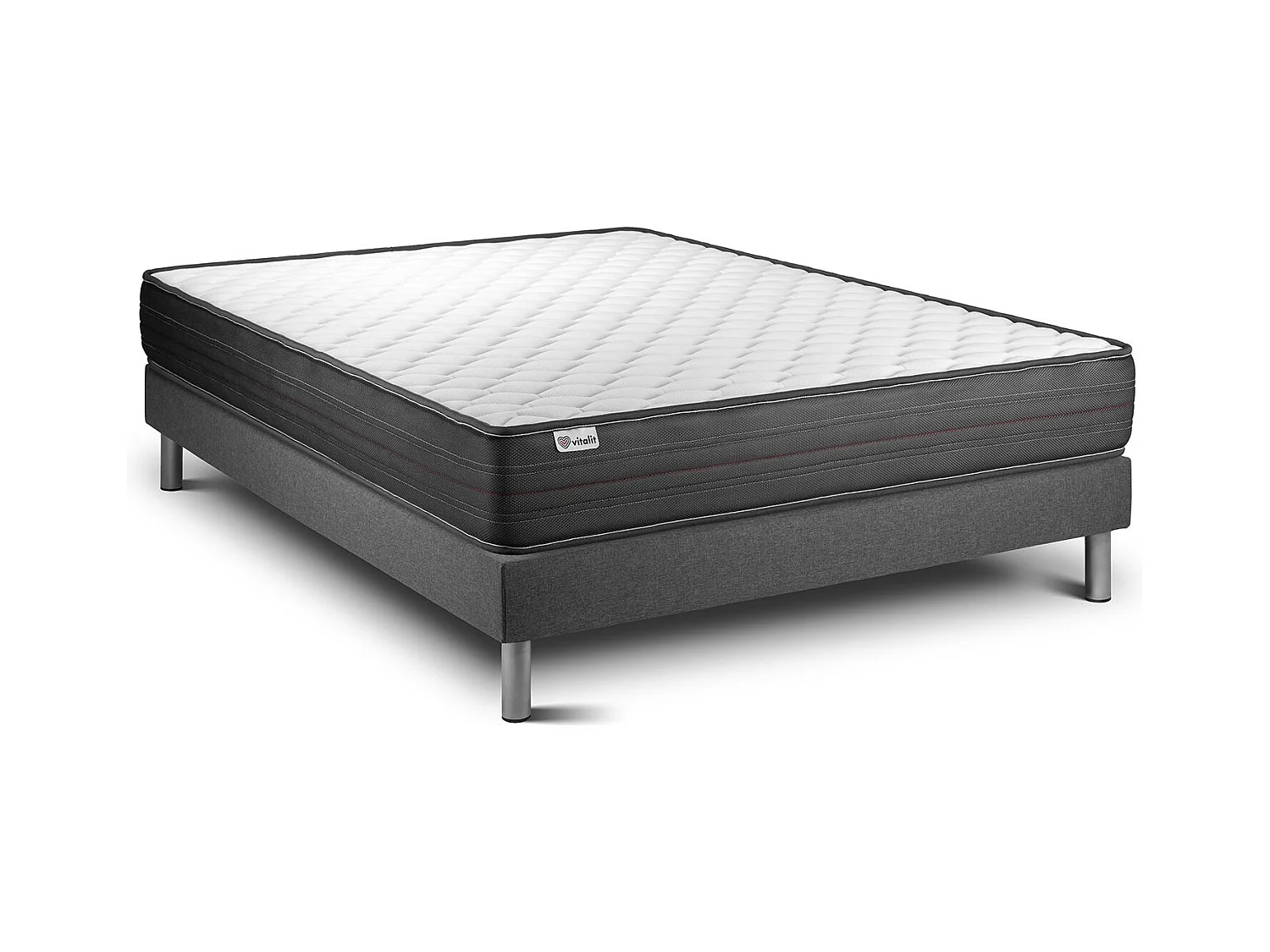 Ensemble Matelas Sommier 135x200 cm - Vitalpower