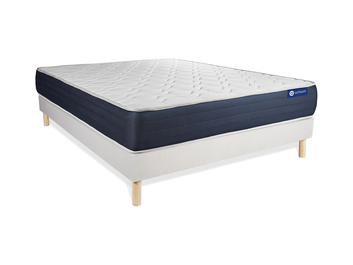 Ensemble Matelas Sommier 150x200 cm - Actilatex Sleep