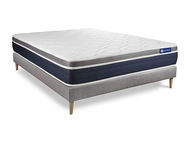 Ensemble Matelas Sommier 135x200 cm - Actilatex Confort