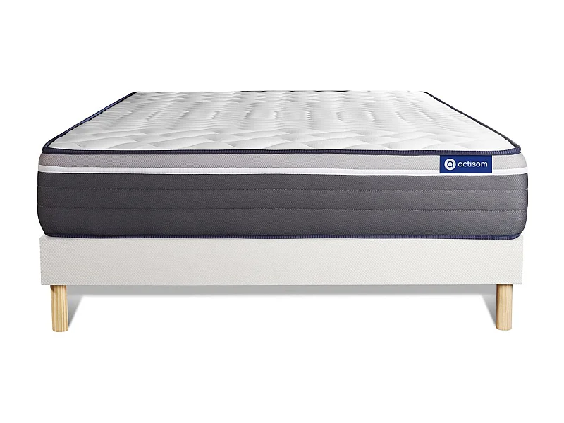 Ensemble Matelas Sommier 150x200 cm - Actilatex Plus