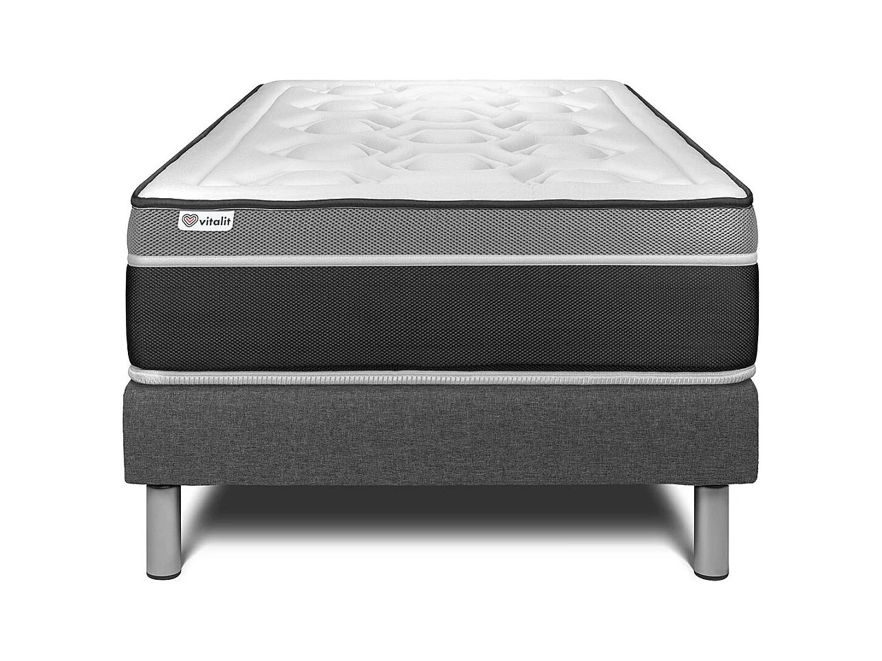 Ensemble Matelas Sommier 120x190 cm - Vital Care