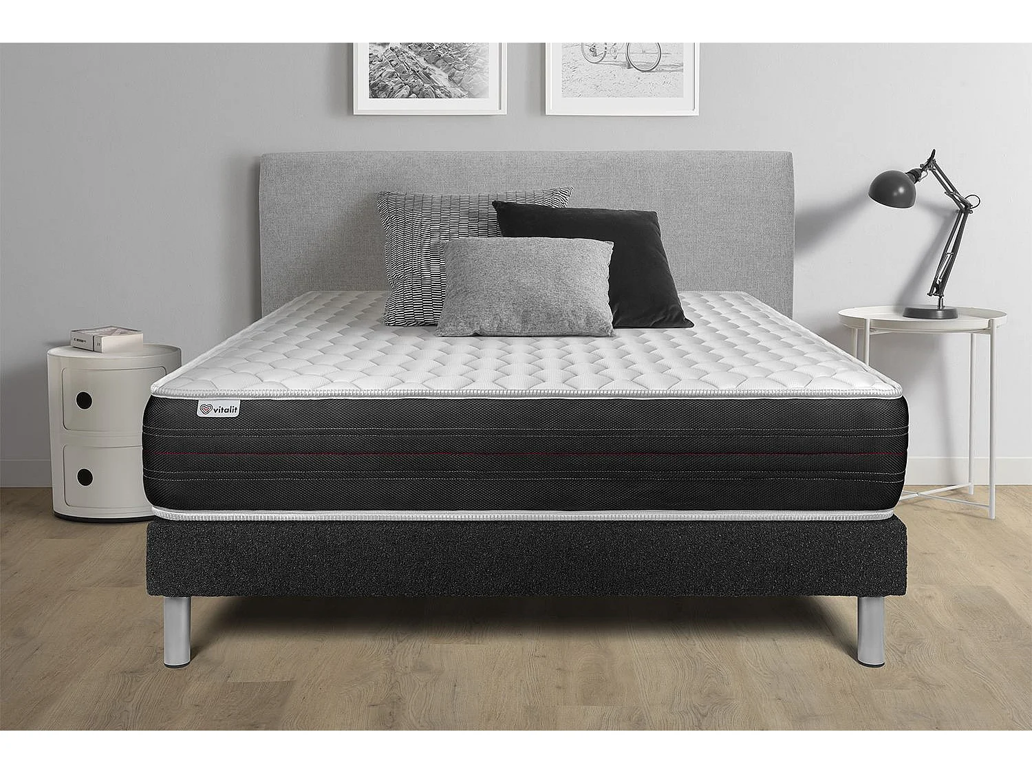 Ensemble Matelas Sommier 160x200 cm - Vitalspring