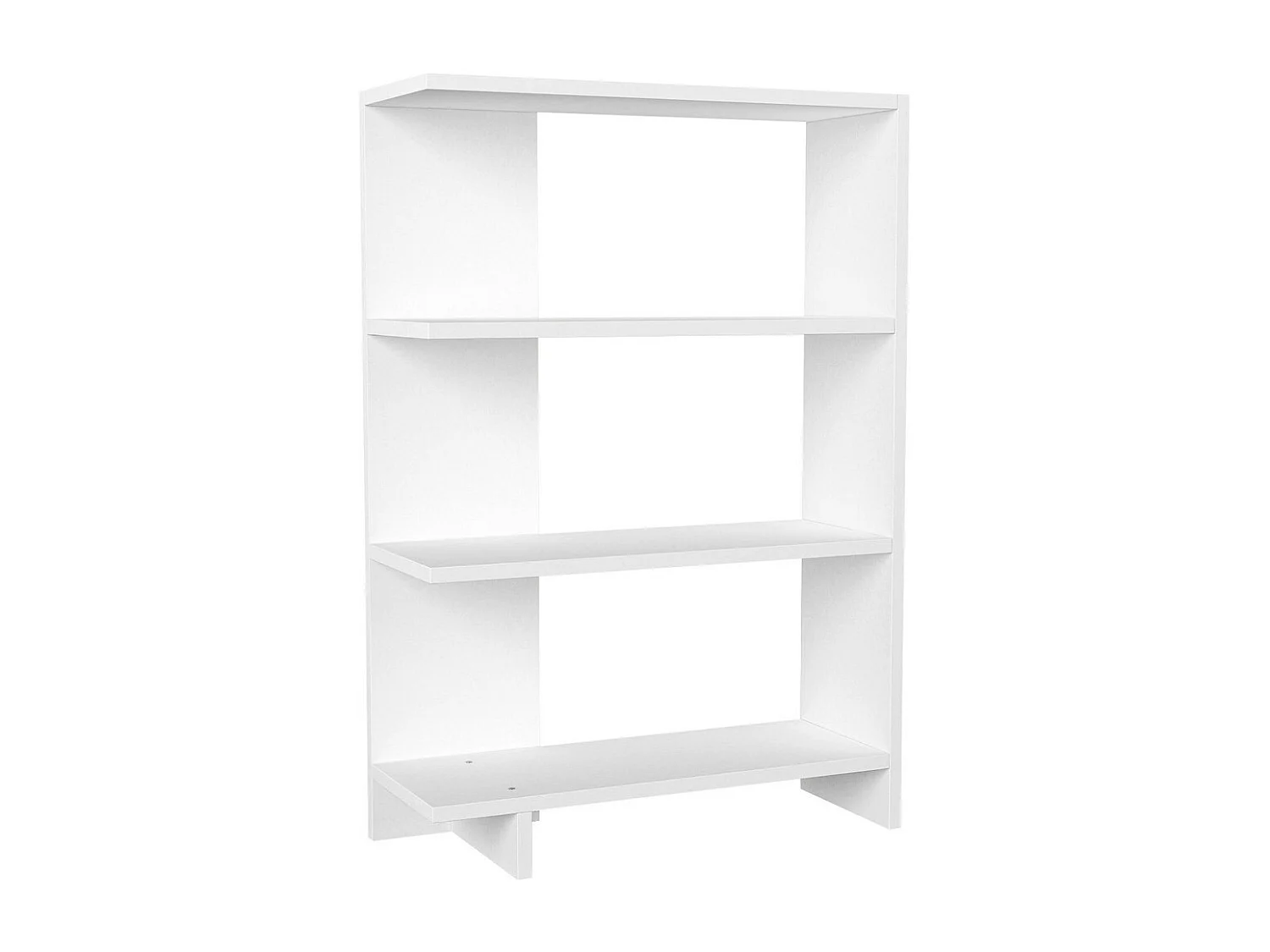 Półka skandynawska – 61,5 x 90 x 24 cm – biała – płyta wiórowa pokryta melaminą