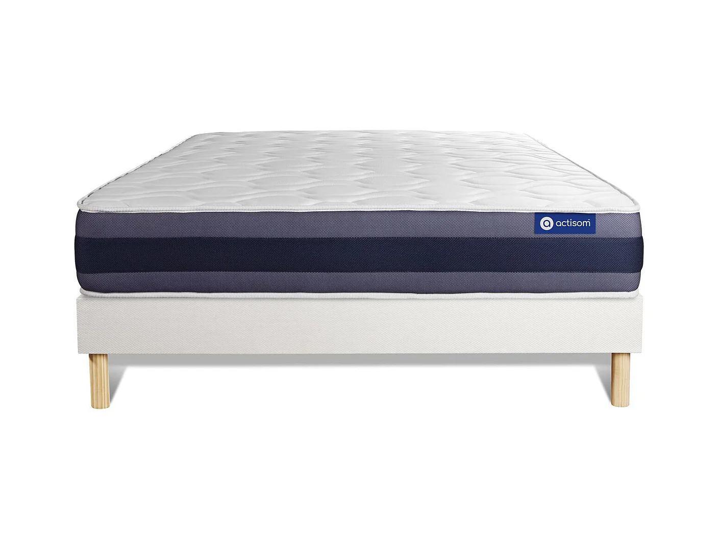 Ensemble Matelas Sommier 130x190 cm - Actiflex Morpho