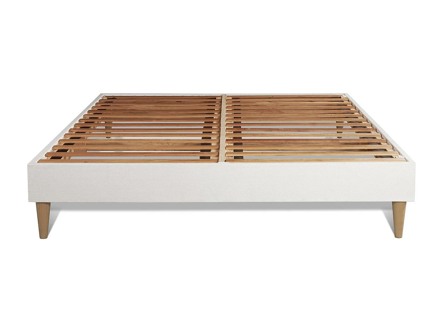 Compleet bedpakket - Matras 140x190 cm + Lattenbodem (kit) + 2 kussens + Dekbed - George V