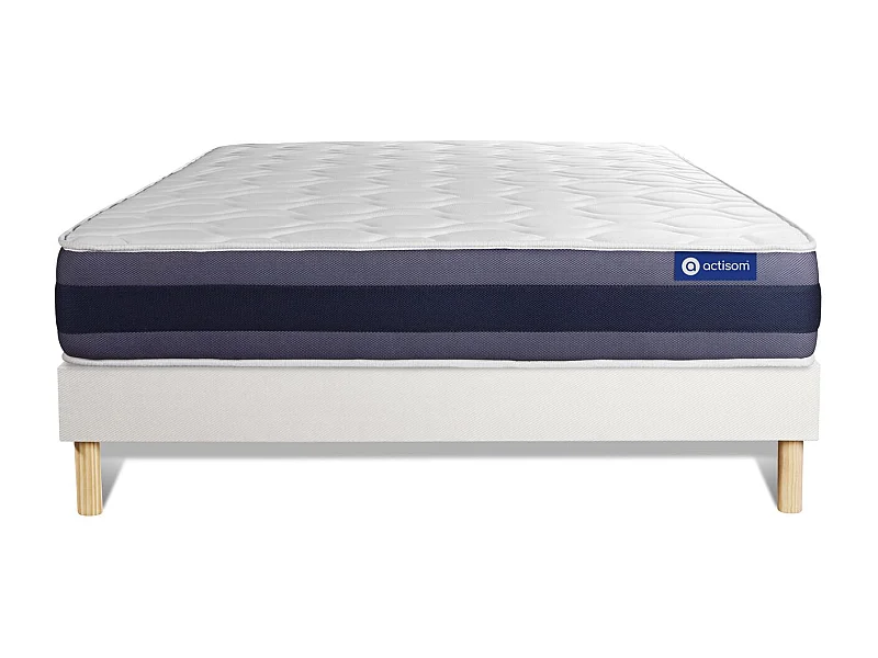 Ensemble Matelas Sommier 130x190 cm - Actimemo Morpho
