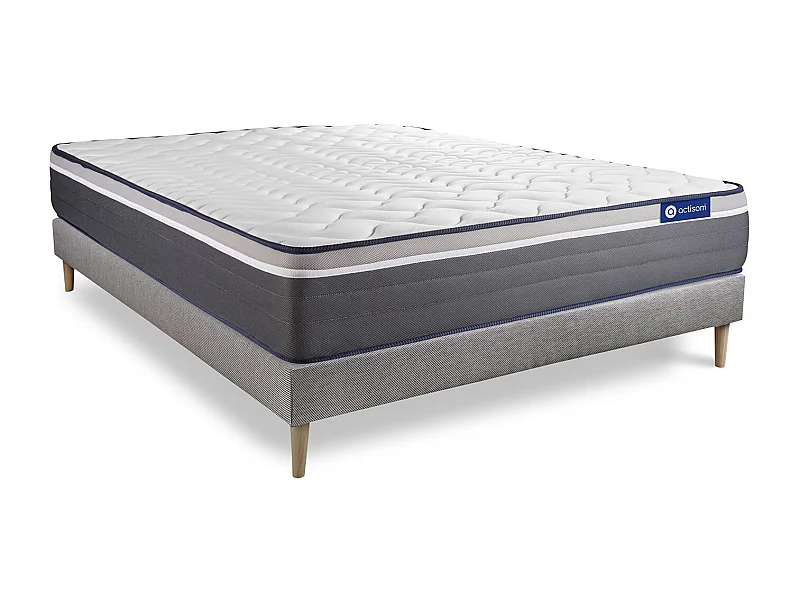 Ensemble Matelas Sommier 130x190 cm - Actiflex Plus