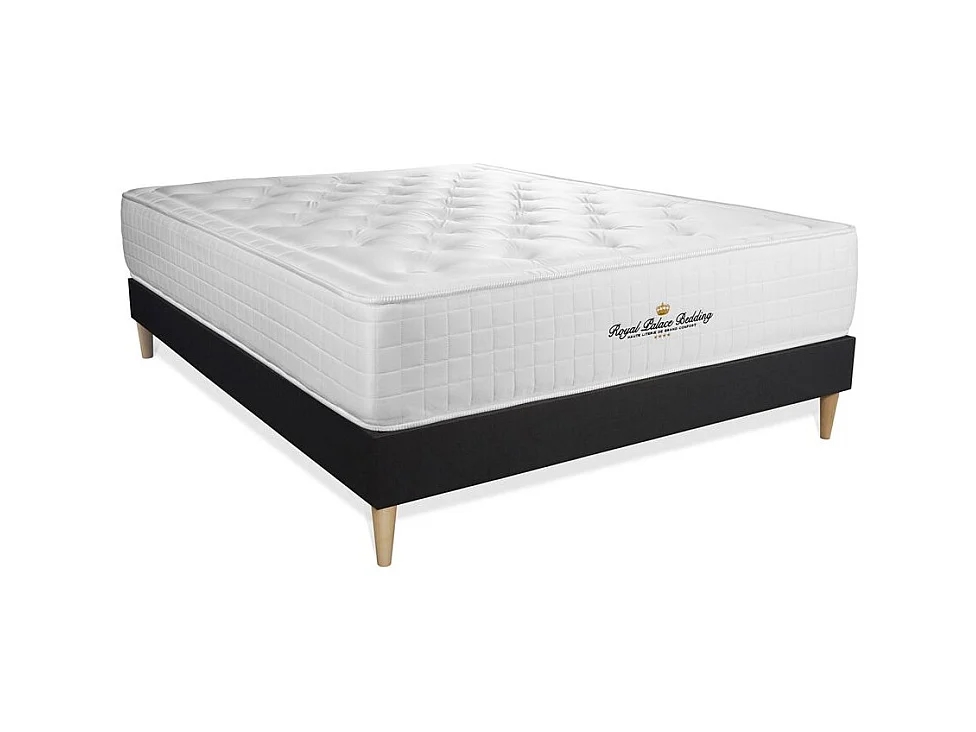 Ensemble Matelas Sommier 130x190 cm - Buckingham