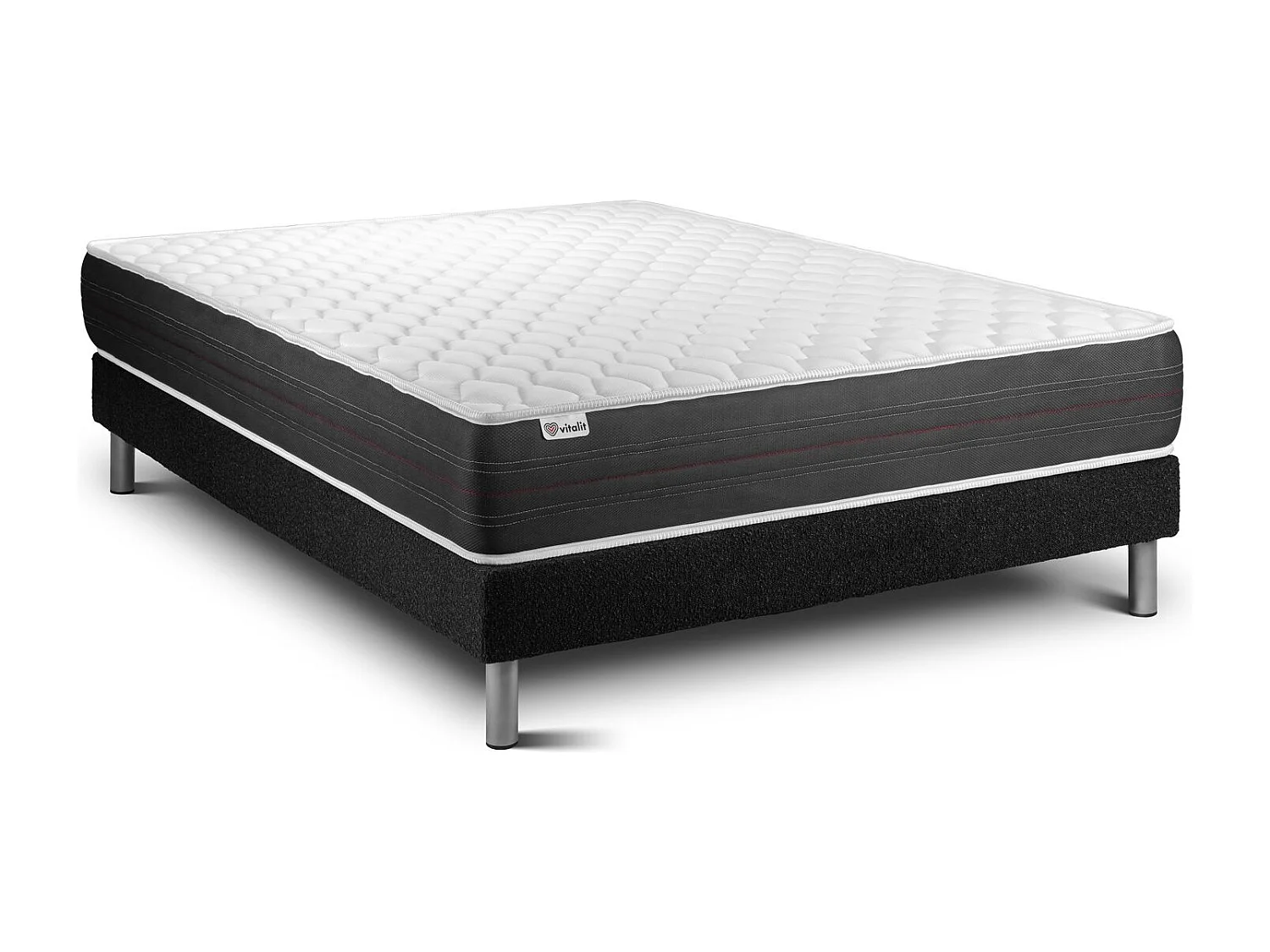 Ensemble Matelas Sommier 140x190 cm - Vitalspring