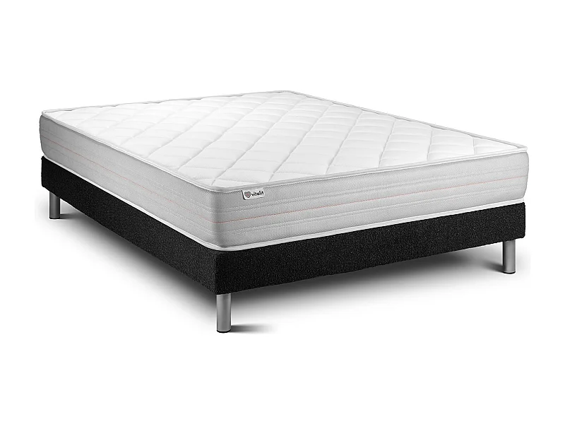 Ensemble Matelas Sommier 140x190 cm - Vitalmemo