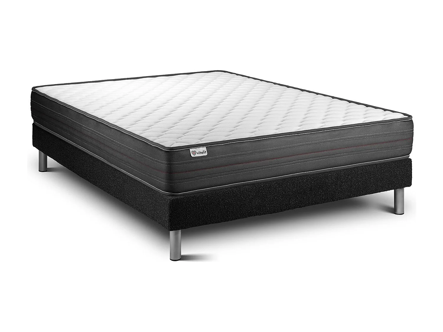 Ensemble Matelas Sommier 140x200 cm - Vitalpower