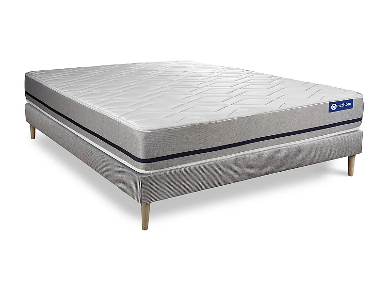Ensemble Matelas Sommier 130x190 cm - Actiflex Soft