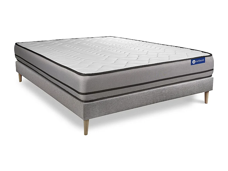 Ensemble Matelas Sommier 130x190 cm - Actilatex Night