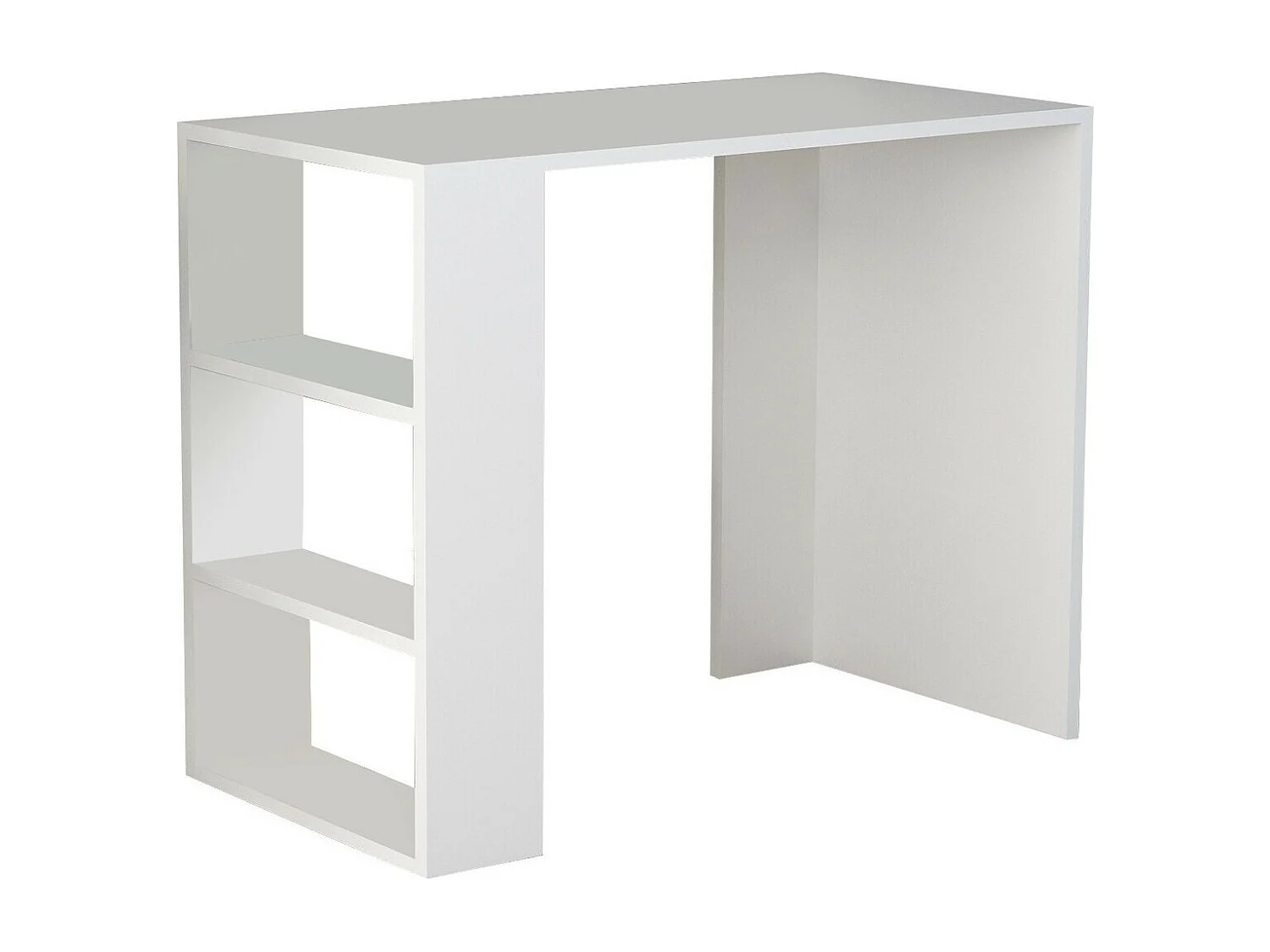 Mesa de oficina Kailua 663, 74x90x40cm, Blanco