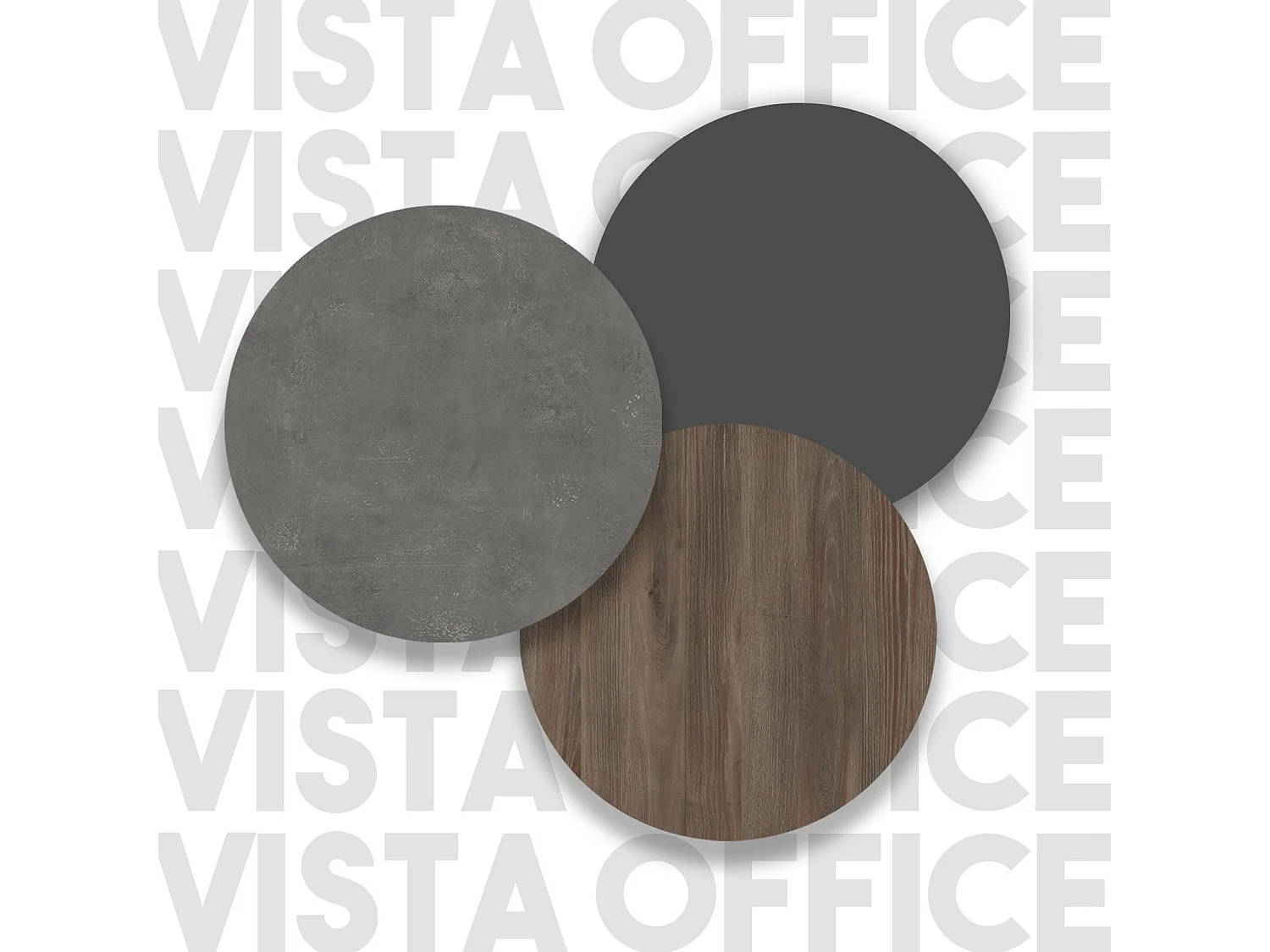 Mesa de oficina Kailua 766, 75x180x90cm, Marrón|Gris|Antracita