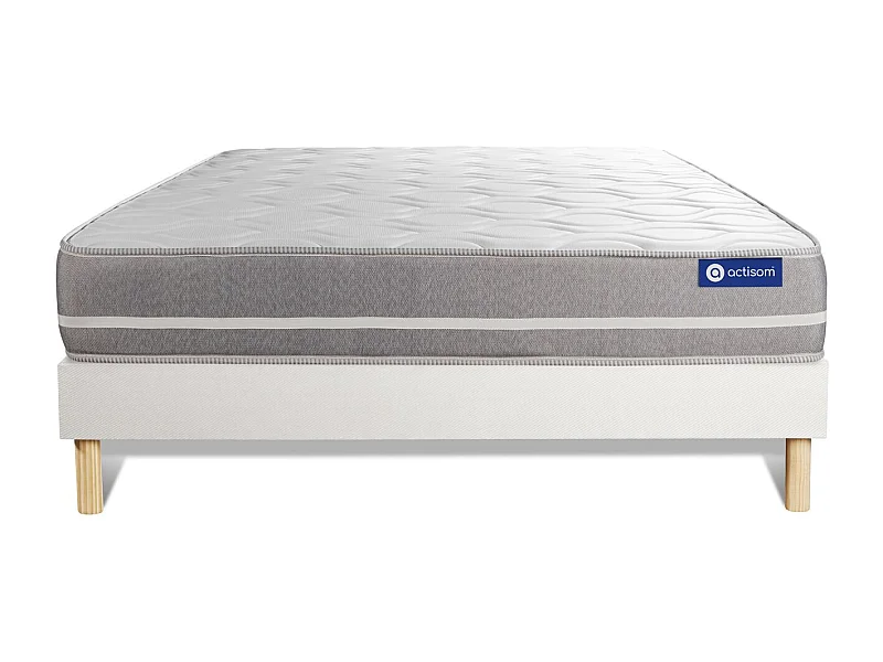 Ensemble Matelas Sommier 130x190 cm - Actimemo Touch