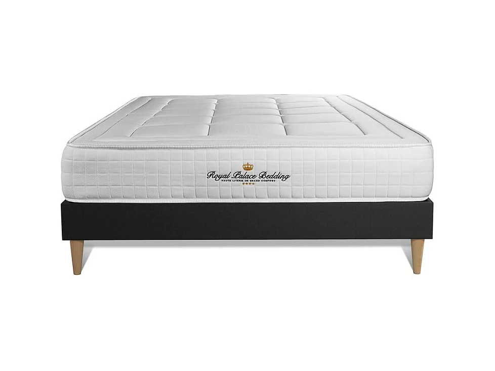 Ensemble Matelas Sommier 130x190 cm - Balmoral