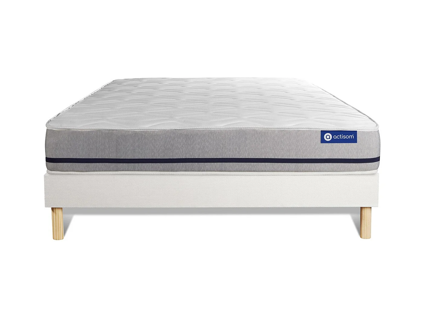 Ensemble Matelas Sommier 130x190 cm - Actiflex Soft