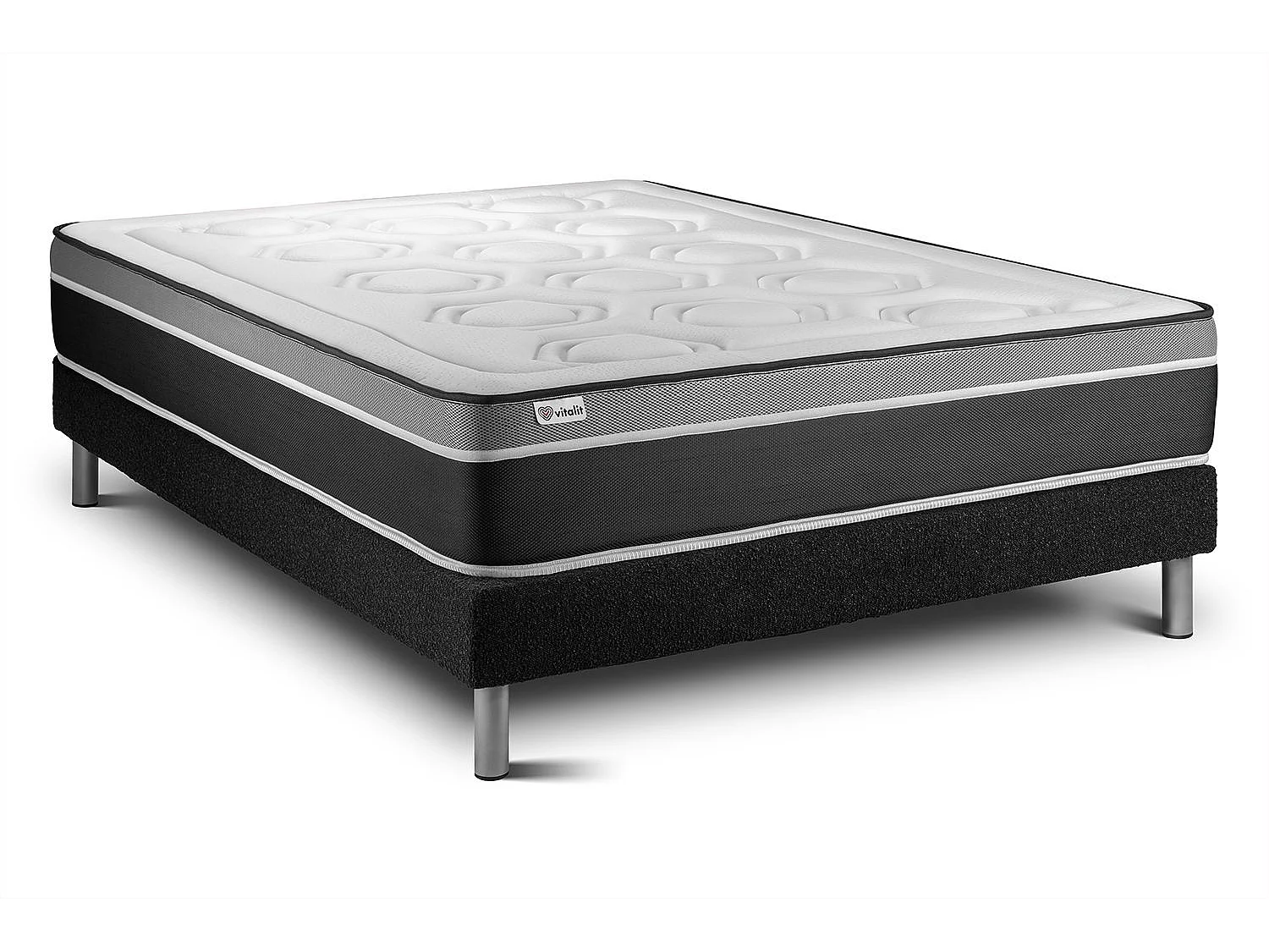 Ensemble Matelas Sommier 140x200 cm - Vital Care