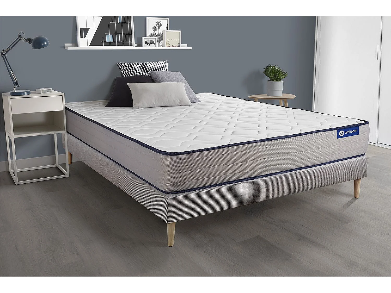 Ensemble Matelas Sommier 130x190 cm - Actiflex Form