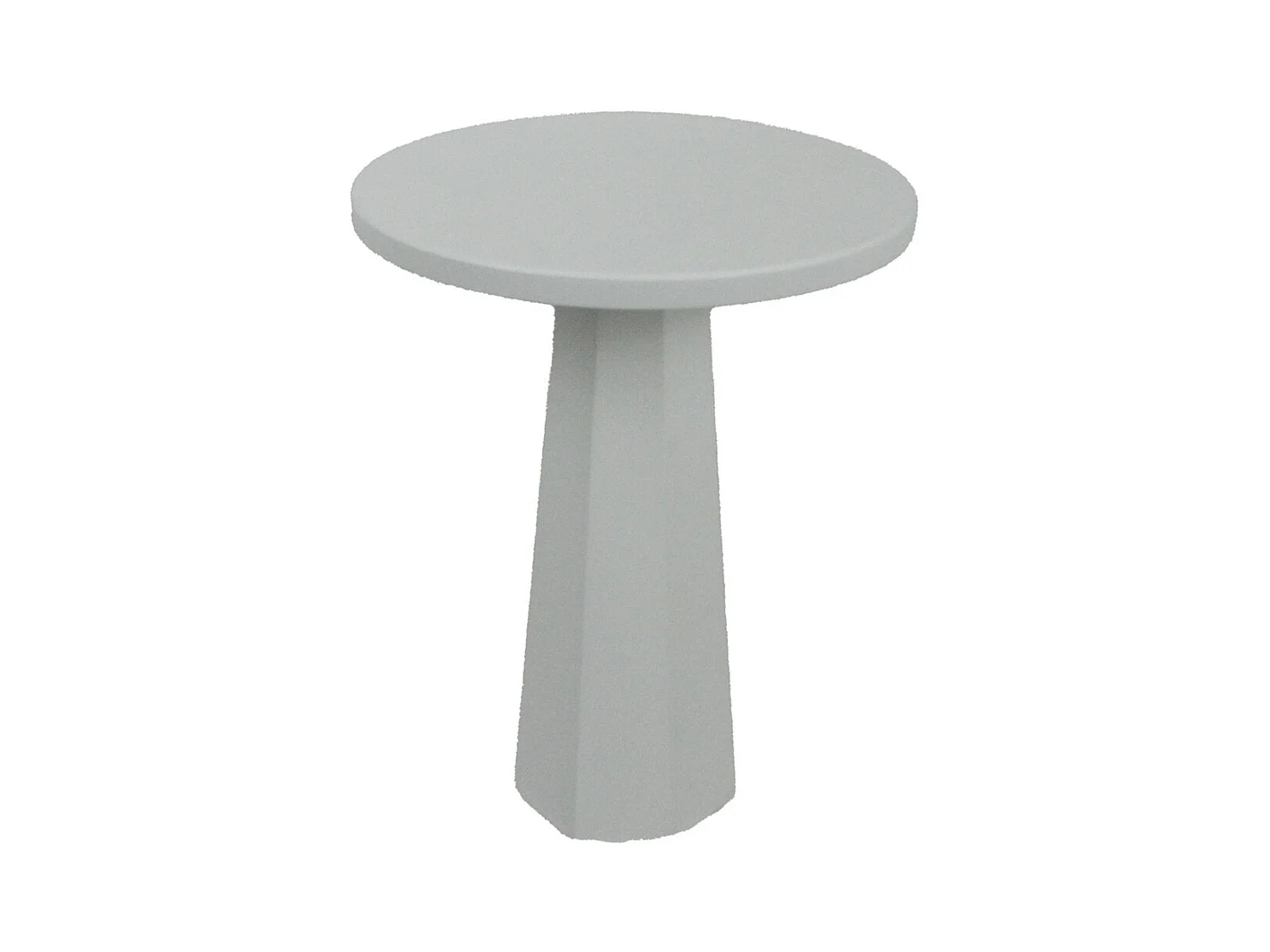 Bout de canapé rond avec pied large H47 cm - LILYUM