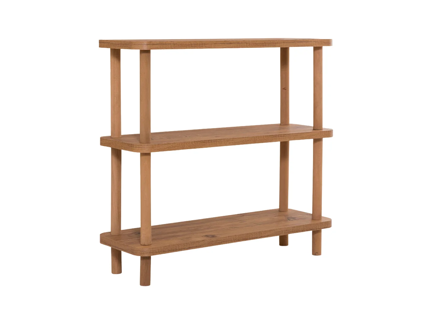 Etagère 3 tablettes décor pin atlantique L80 cm - STEP