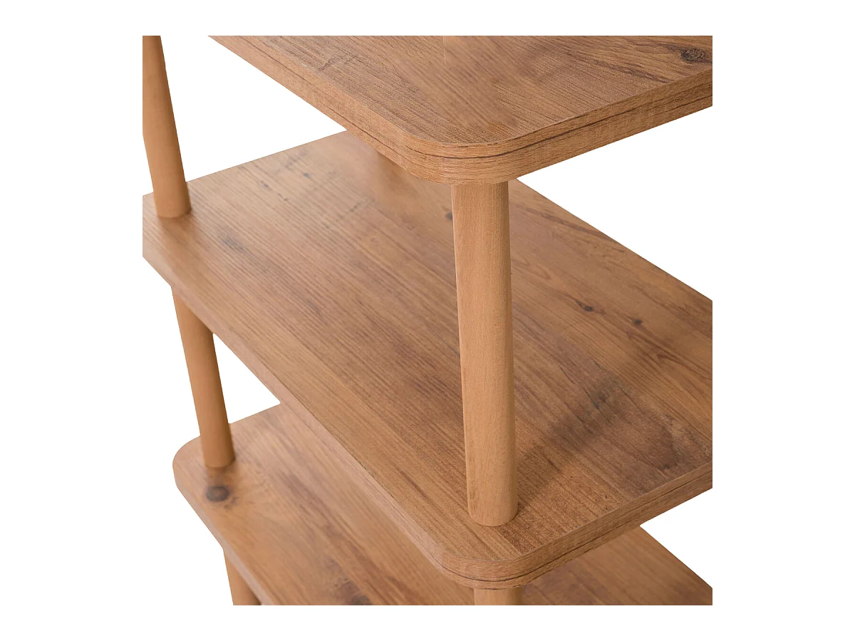 Etagère 3 tablettes décor pin atlantique L80 cm - STEP