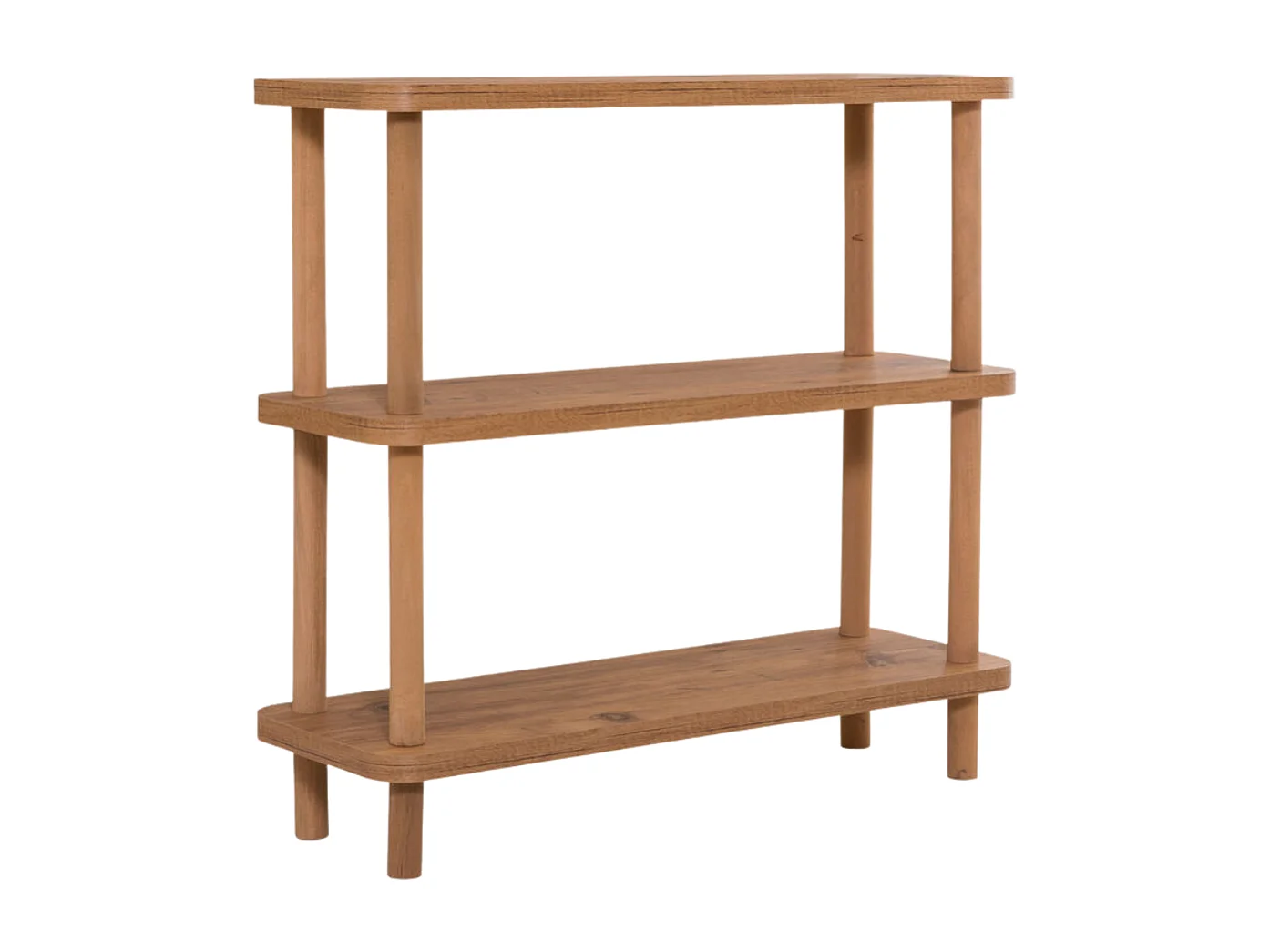 Etagère 3 tablettes décor pin atlantique L80 cm - STEP