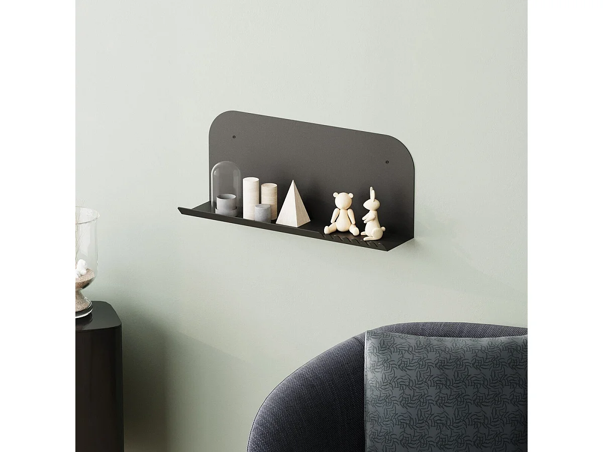 Metalowa półka ścienna L55 cm - NOVA