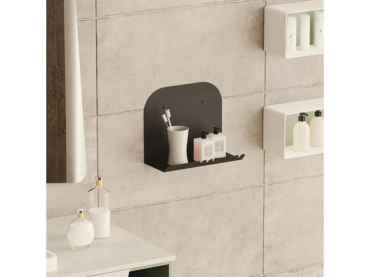 Metalowa półka ścienna L28 cm - NOVA