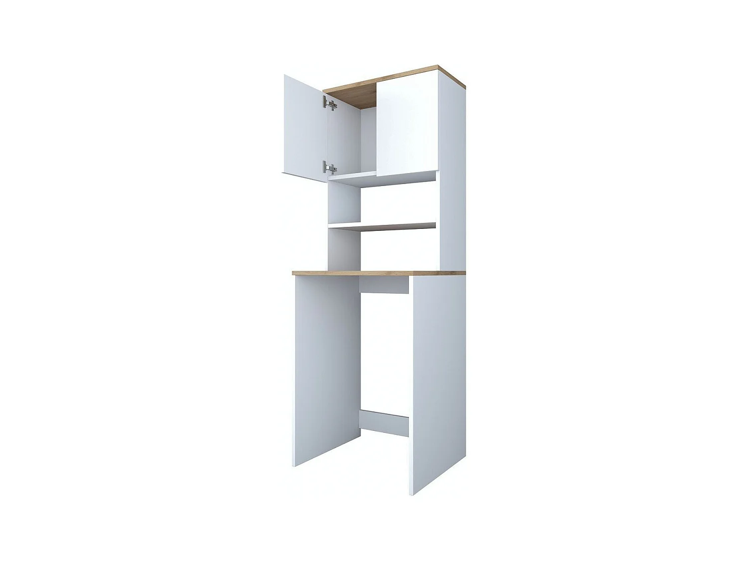 Etagère pour machine à laver 2 étagères 2 portes H183,6 cm - JUNE