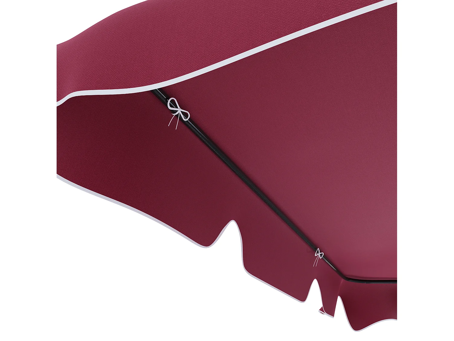 Dondolo 3 Posti Algarve Con Tettuccio Parasole Regolabile Cuscini Imbottiti Struttura Robusta In Acciaio Verniciato Da Giardino Balcone 170 x 110 x 153 cm Bordeaux