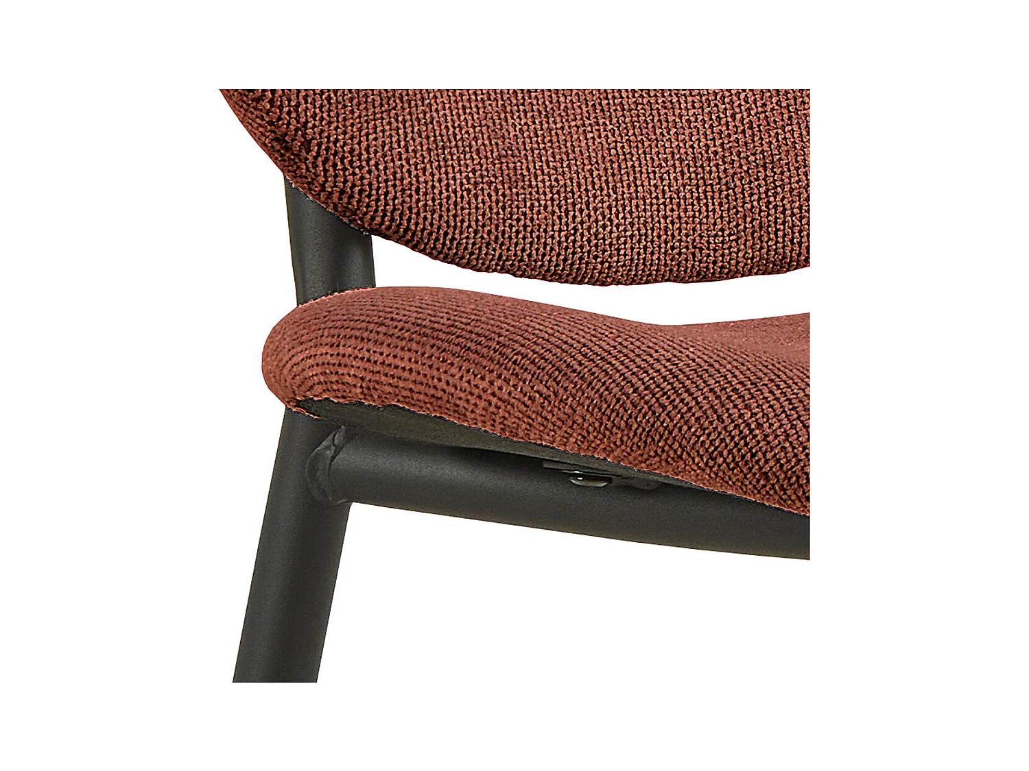 Cliff chaise de salle à manger orange.