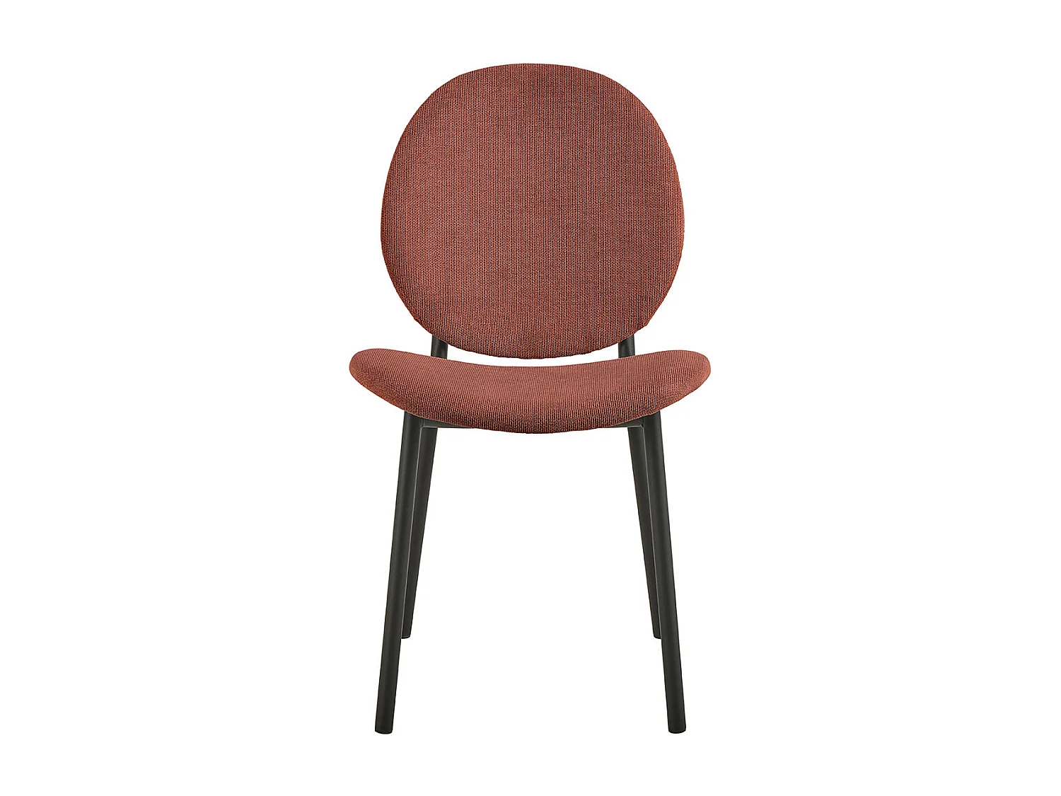 Cliff chaise de salle à manger orange.