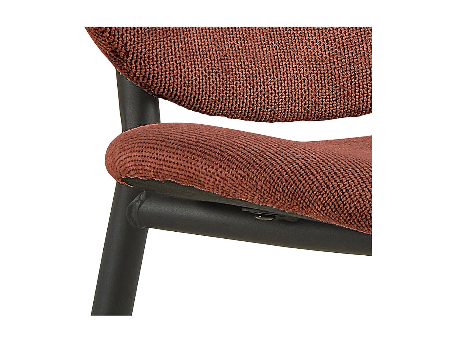 Cliff chaise de salle à manger orange.