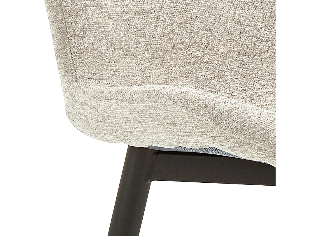 Sedia da pranzo Esra beige.