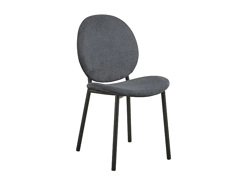 Cliff chaise de salle à manger gris.