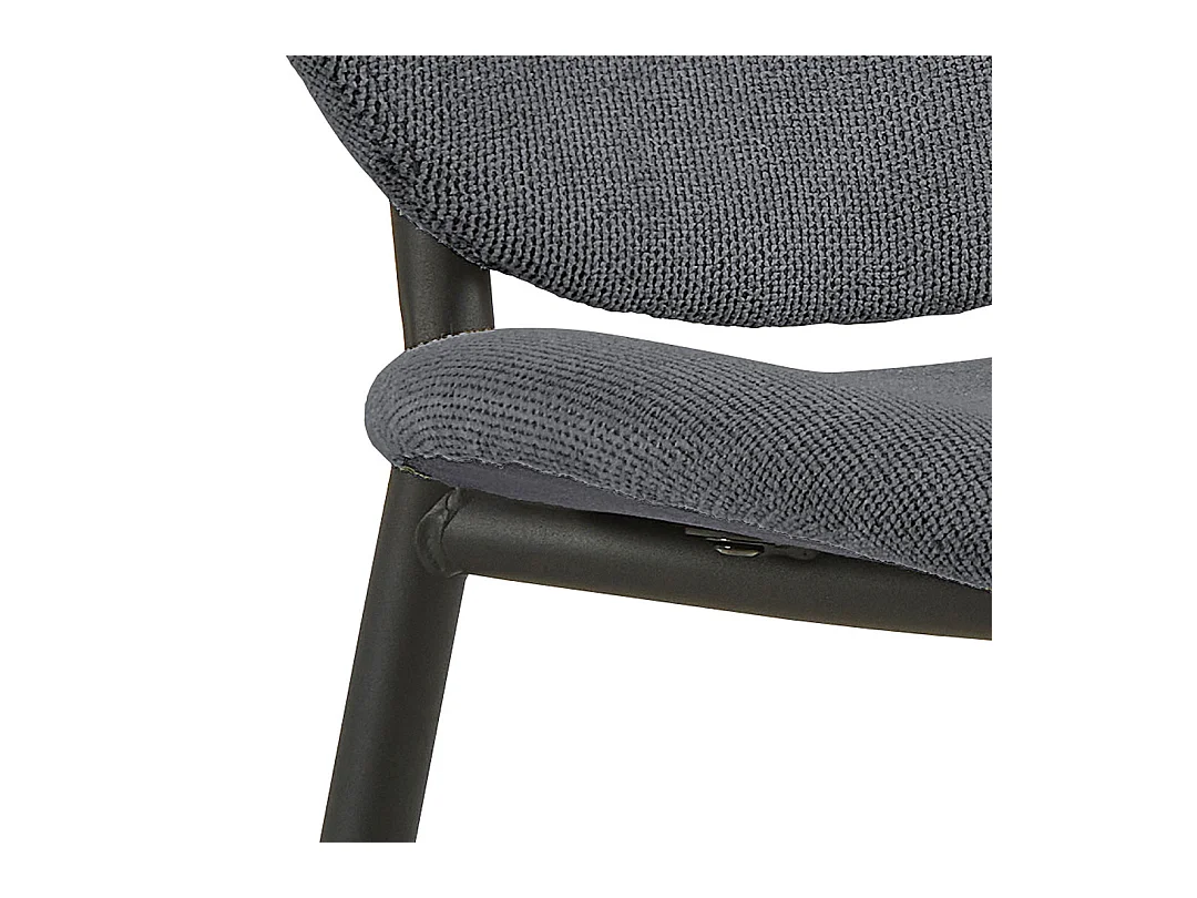 Cliff chaise de salle à manger gris.