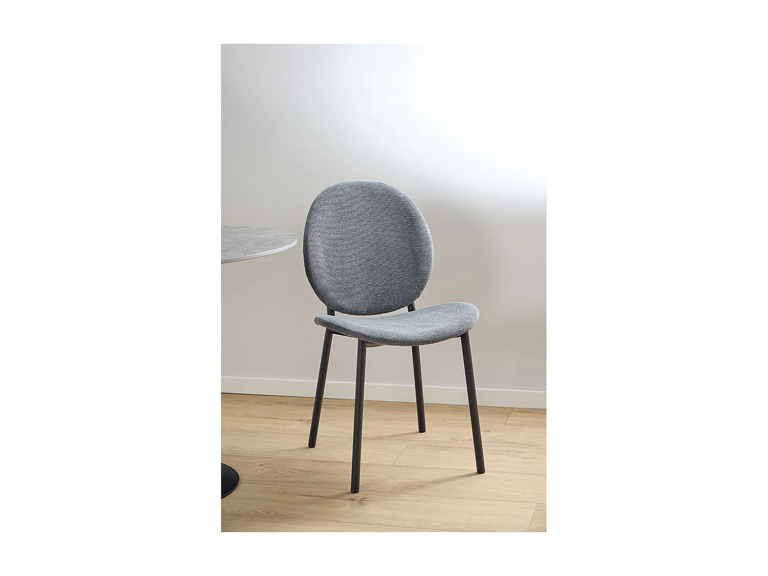 Cliff chaise de salle à manger gris.