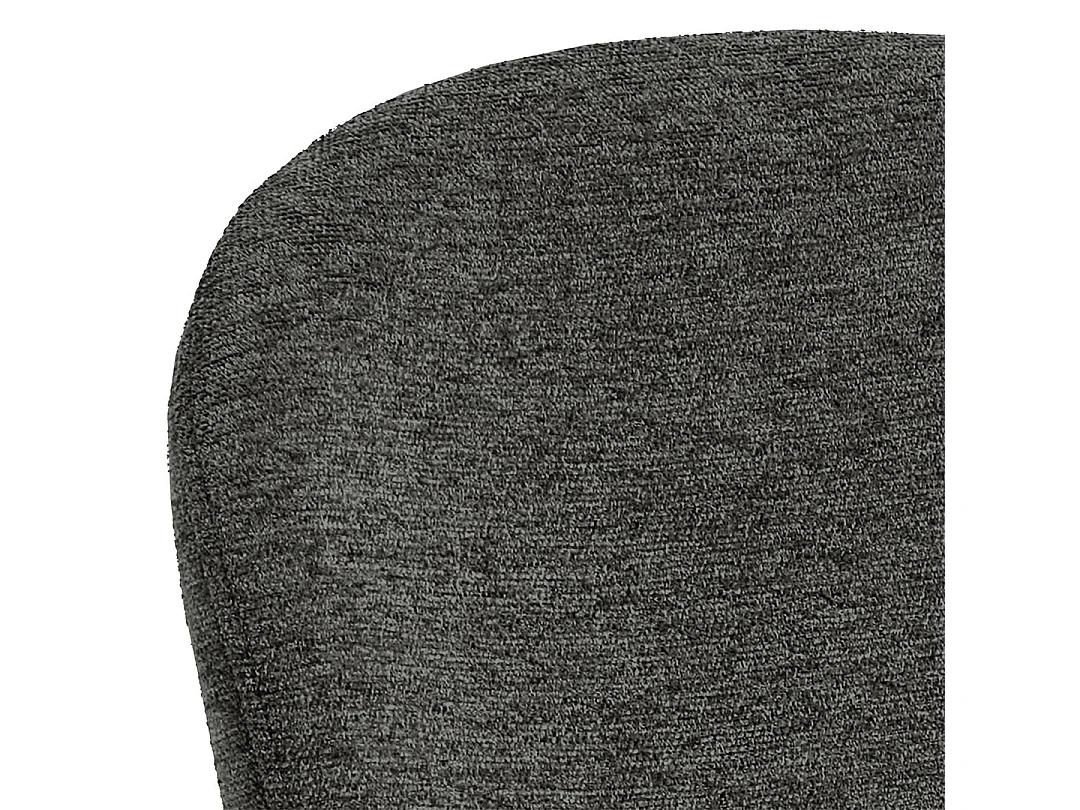 Esra chaise de salle à manger gris foncé.