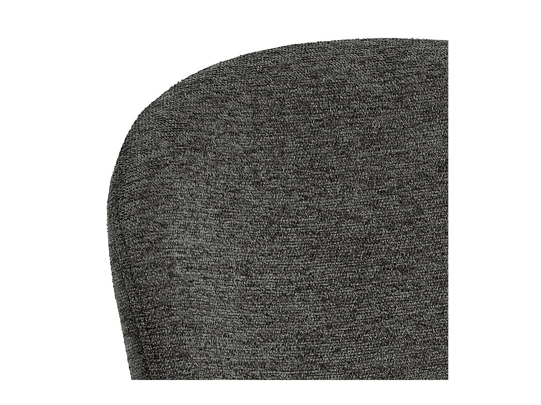 Esra chaise de salle à manger gris foncé.