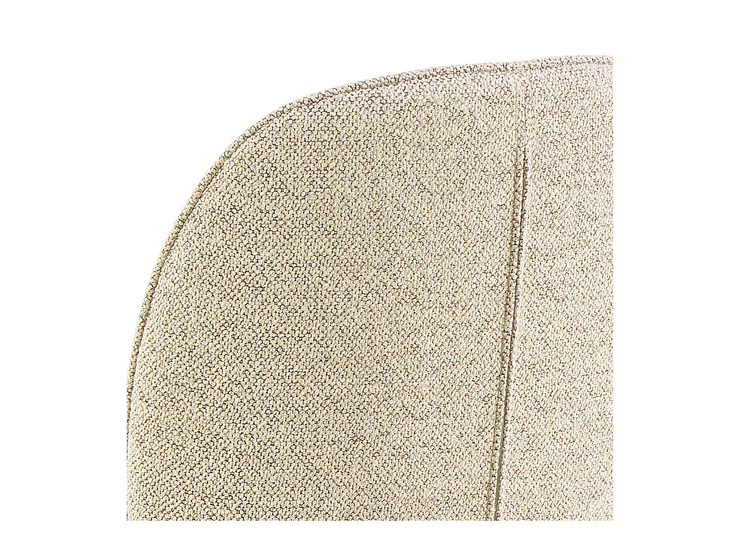 Cindy chaise de salle à manger bouclé beige.