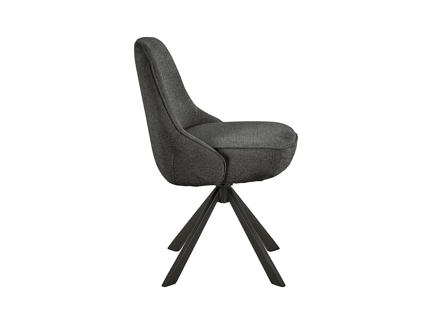 Carlton Esszimmerstuhl Drehfunktion dunkelgrau.