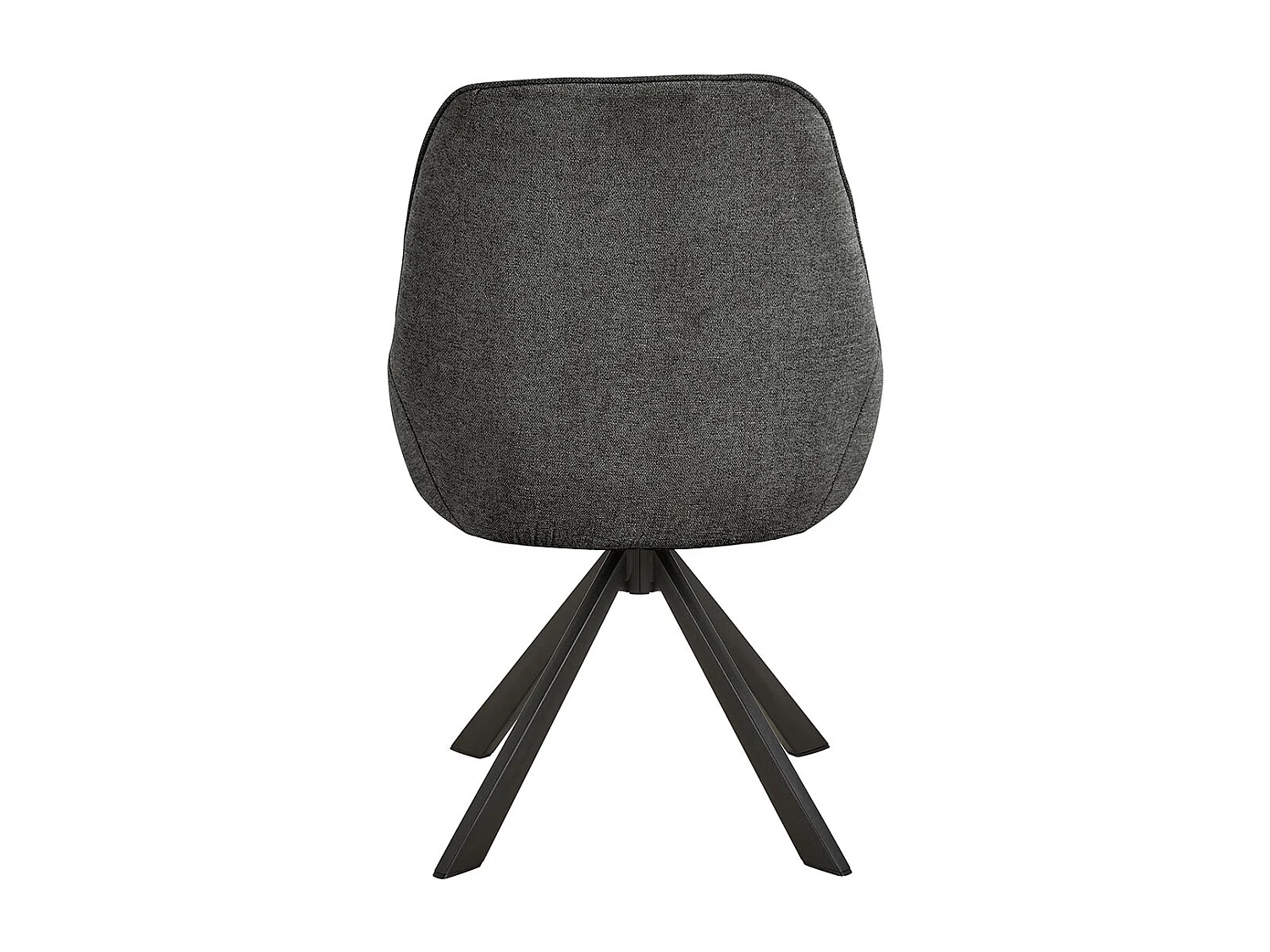 Carlton eetkamerstoel draaimogelijkheid donkergrijs.